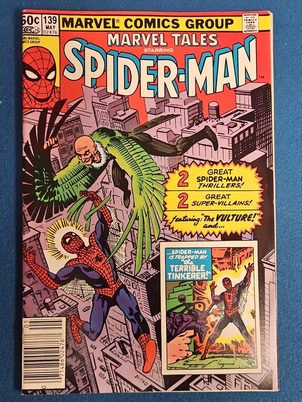 Marvel Spider-Man Comic Cover - Red, Blue, Green